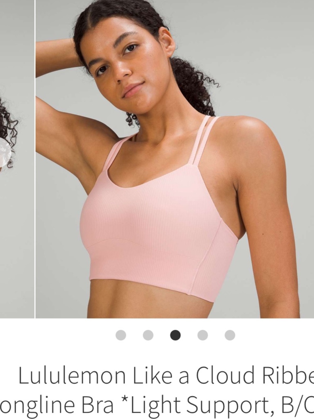 Lululemon ribbed like a cloud bra